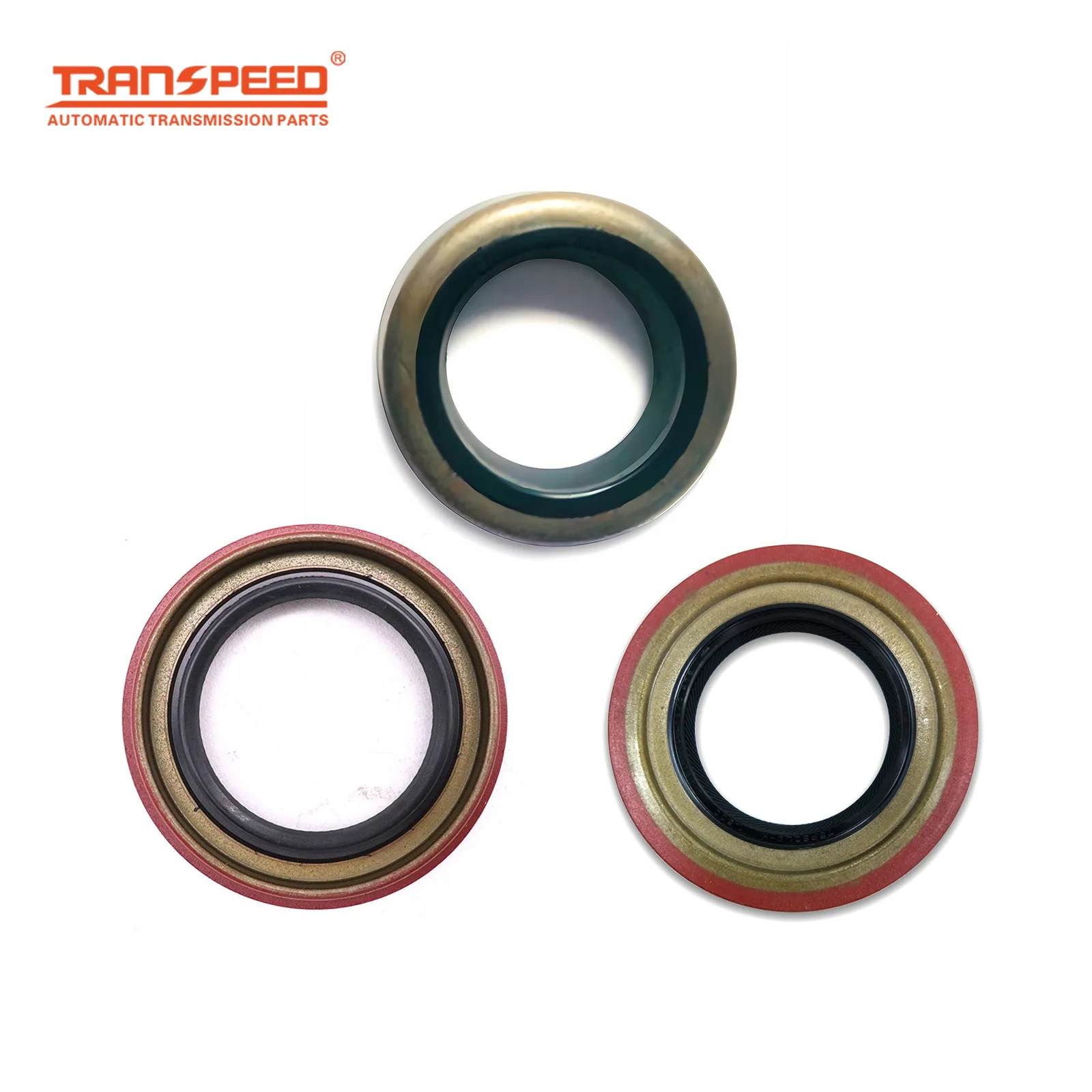 TRANSPEED 4L60E Transmission Oil Seal Set, 4L60/E Input Output  Shaft Seals Shift Oil Seal Compatible with Buick Cadillac Chevy