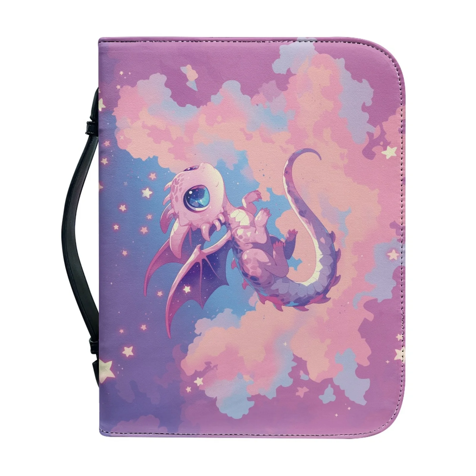 PENSTROLL Starlight Dragon 2026 New Bible Covers PU Leather Large Capacity Bible Case for Church