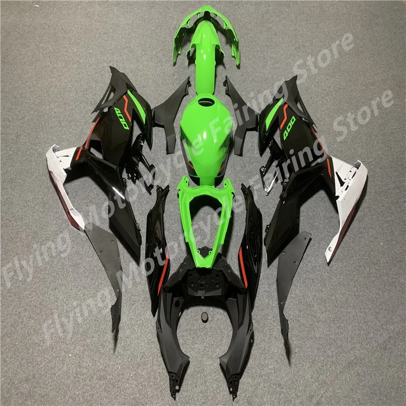 New ABS Fairing Kit For Ninja 400R EX400 NINJA400 2018 2019 2020 2021 2022 2023 2024 green black Bodywork full set+ tank cup