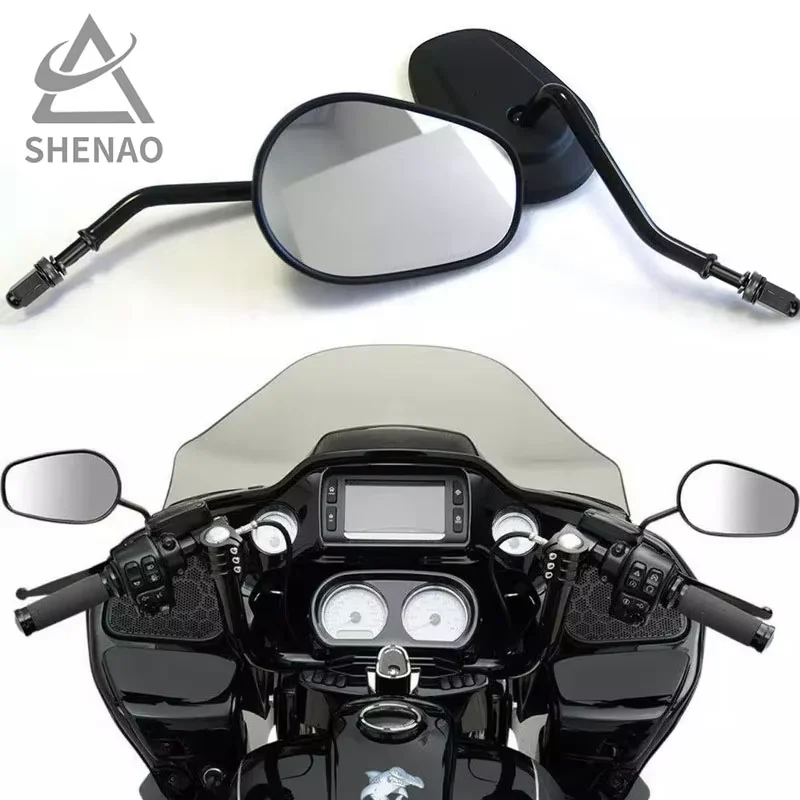 Motorcycle Rearview Mirror Is Suitable For Harley Series Xl883/1200/x48 Gv300 Honda Cm500 Modified Rearview Mirror Accessories image 4