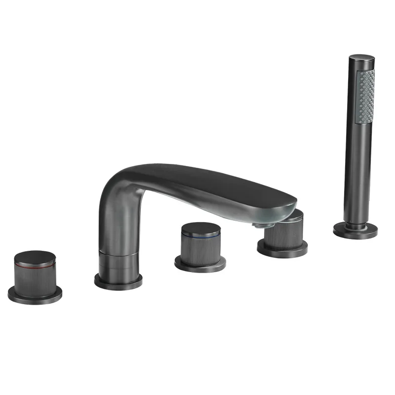 

Light luxury hot and cold faucet, all copper faucet, washbasin bathroom cabinet