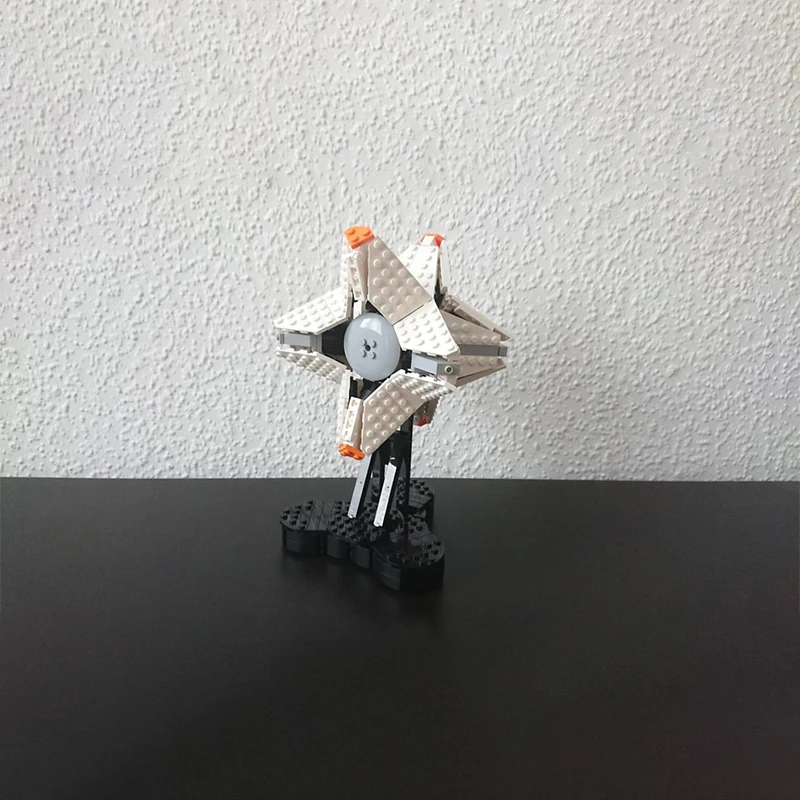 478pcs MOC Destiny Generalist Shell Ghost Sculptures Model Building Blocks Module Diorama Figure Ship Robot Aircraft Toy Gift