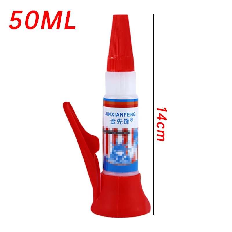 Cola poderosa para reparo de soldagem, 50ml, selante universal de secagem rápida, adesivo de soldagem transparente à base de óleo para metal, madeira e couro