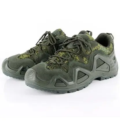 

Russian Special Forces Little Green Man Camo Tactical Running Shoes Low Top Anti Stinger Combat Boots