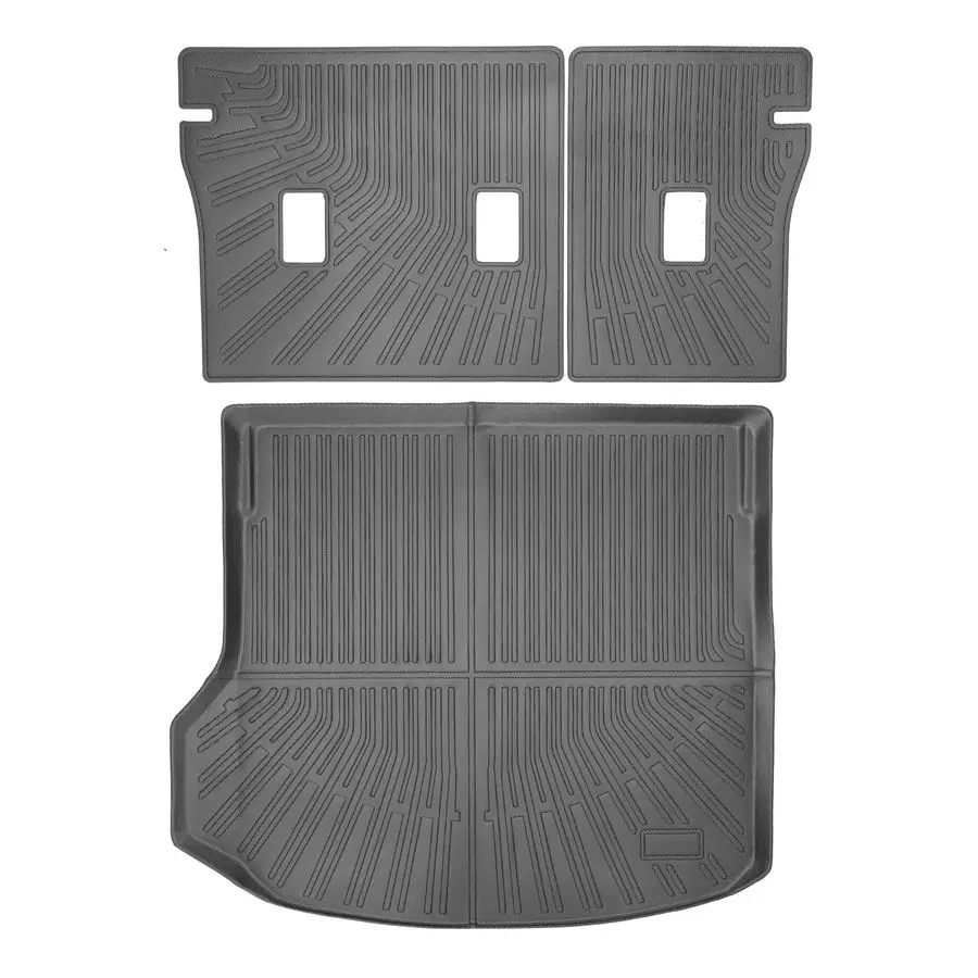 

Liner Cargo Liners for Chevrolet Equinox EV Electric 2024 2025 2026 Rear Trunk Floor Mats 3D Boot Tray AllWeather TPE Black