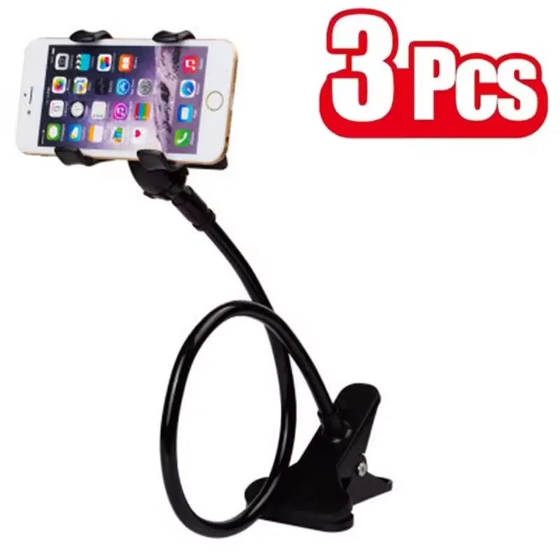 Universele mobiele telefoonbeugelklem Nachtkastje Desktop Lange arm Luie persoon Telefoonstandaard Ondersteuning voor iPhone Xiaomi Huawei Samsung