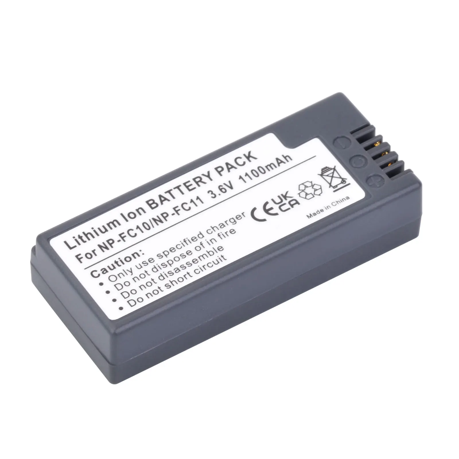 1100mAh NP-FC11 NP-FC10 Battery+Charger with Type C for Sony Cyber-shot DSC-P10 DSC-P8L DSC-P9 DSC-P7 DSC-P2 DSC-P3 DSC-P5 F77A