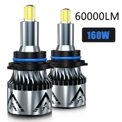 Ampoules de Sauna LED H1 H8 H11 H4 H7 360 6500K, Lampes de Voiture Hir2 9012 HB3 9005 HB4 9006, Phare Antibrouillard Turbo Led 12V Auto Canbus