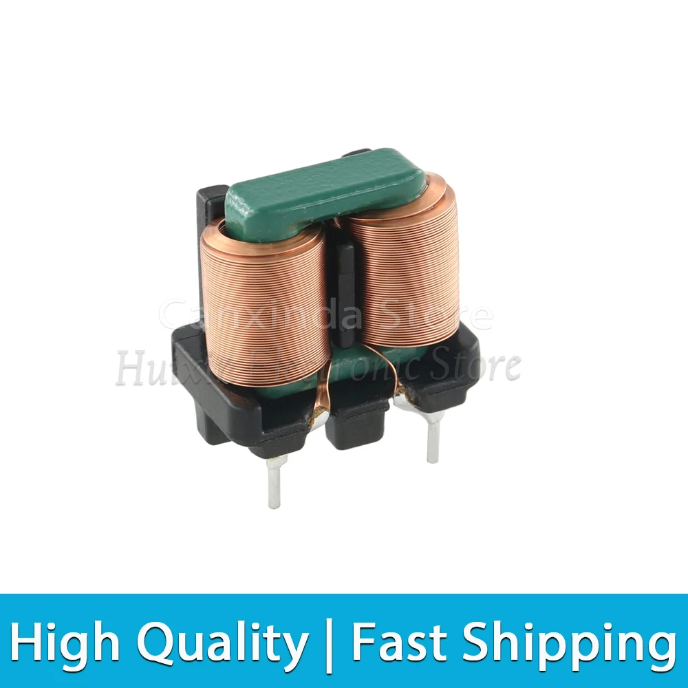 Inductor de filtro EMI de alambre de cobre plano SQ, 2 piezas, modo común Vertical, inductancia, bobina Toroidal magnética, 5mH, 10mH, 15mH, 20mH,