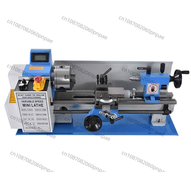 

New 0618 110V/220V Mini Lathe Machine Benchtop Metal Lathe Tool Household DIY Small Stainless Steel Lathe Metal Processing