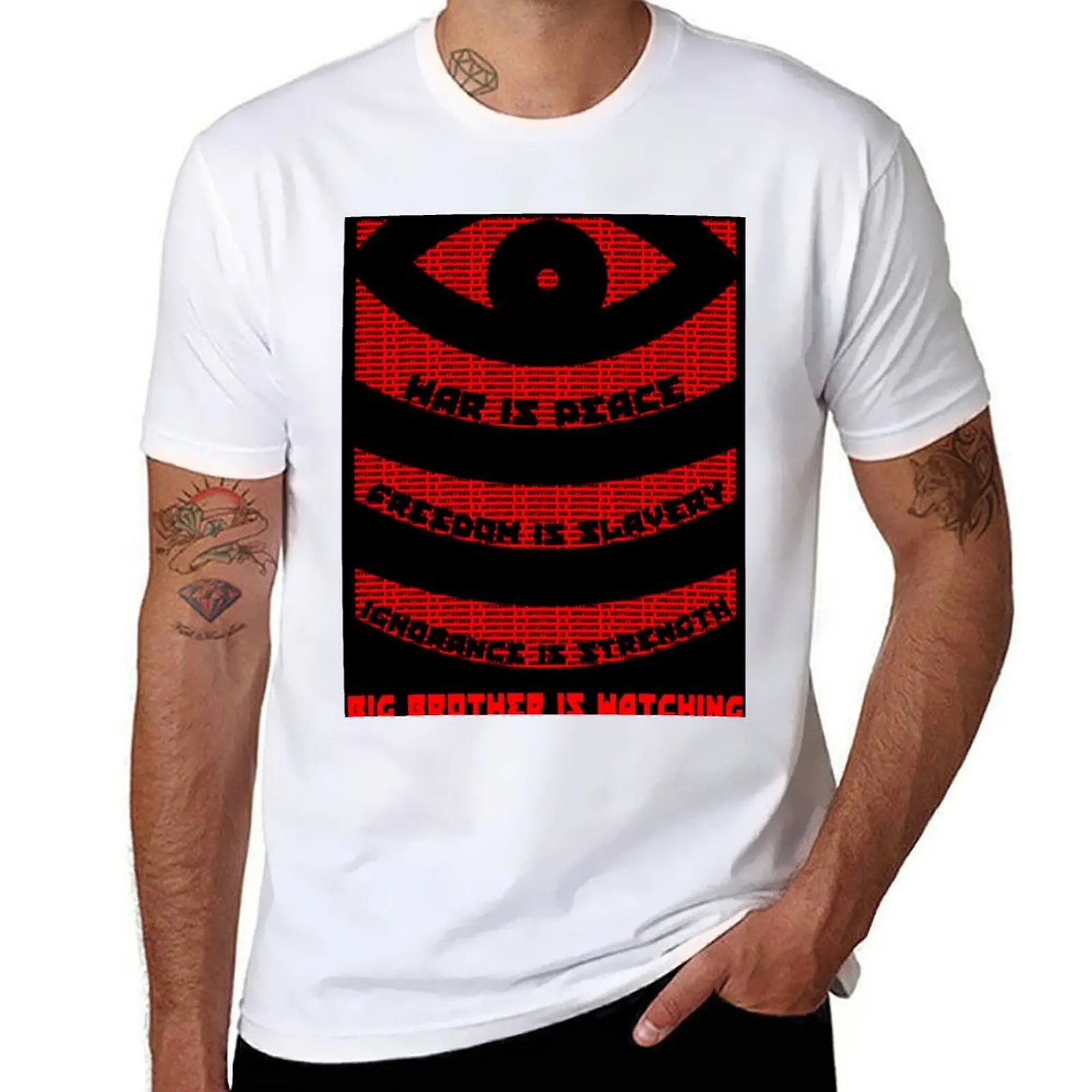 

1984 Party Slogans T-Shirt man t shirts cotton mens graphic t shirts T-Shirt
