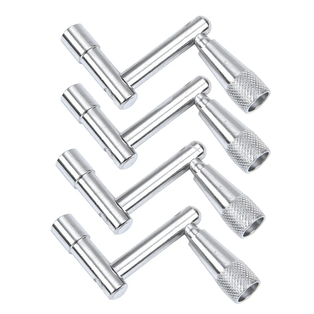 

4pcs Drum Key Design Continuous Motion Key for Tuning Drum Accessories Lightweight Metal Hand Tool Unloading Fast
