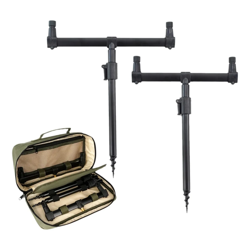 Hirisi Karpfenangel-Aufbewahrungstasche mit Buzz Bar, Banksticks & Rod Pod Zubehör, Größe 20×33×10cm BS07