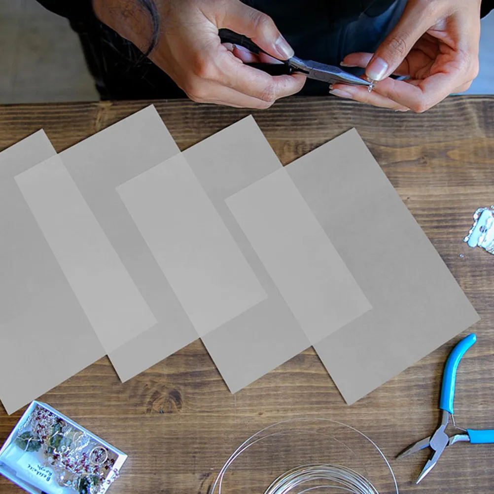 

8Pcs Glow in The Dark Heat Shrink Sheets Translucent DIY Craft Material for Jewelry Keychains Printable Shrink Plastic Sheets