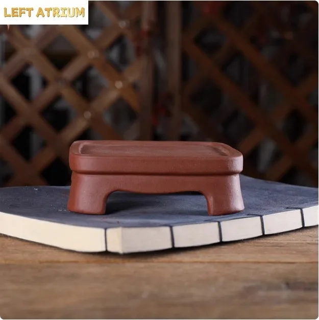 Ceramic Square Water Pallet, Bonsai Flower Vase Pallets, Waterproof,Base,Pedestal