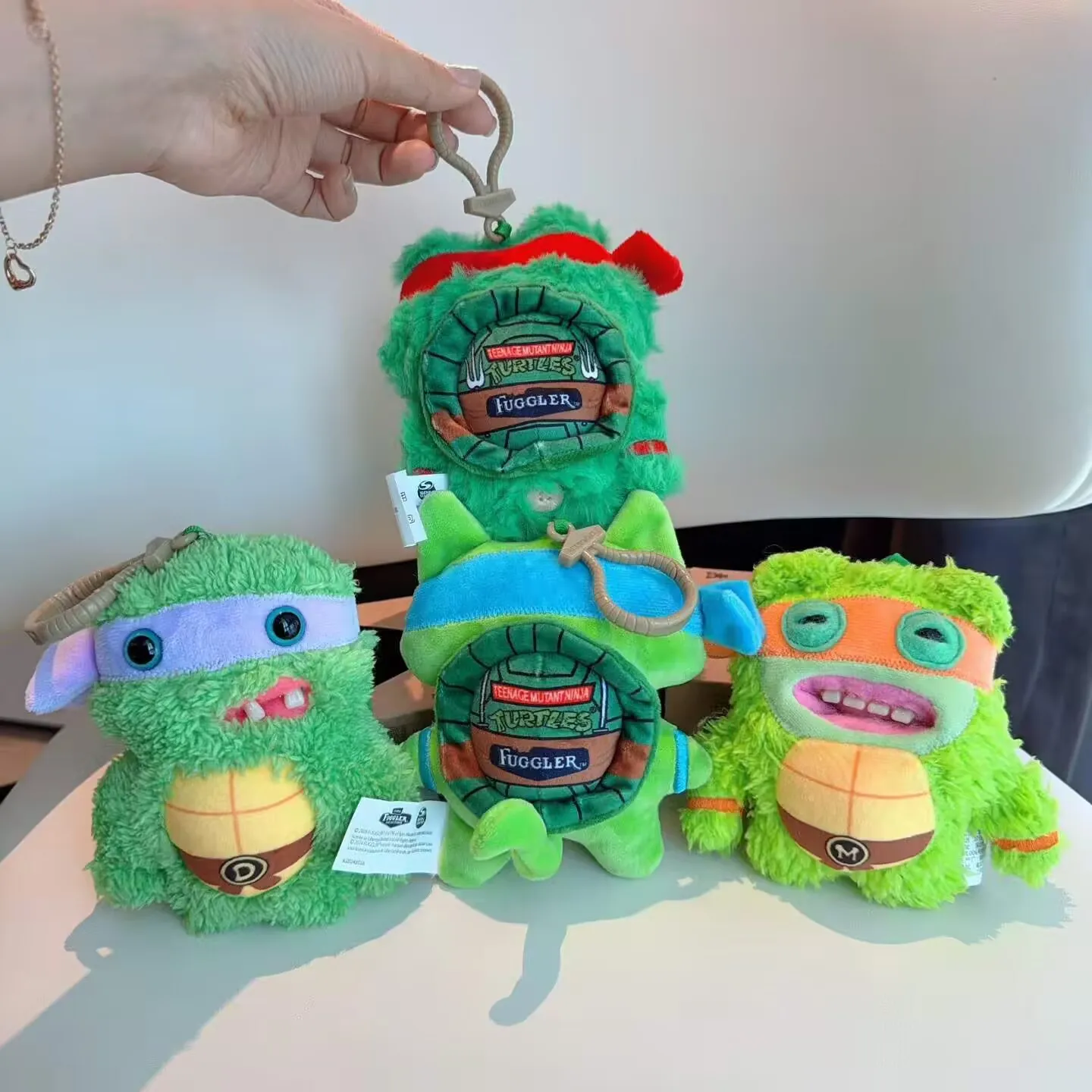 Brinquedos de Pelúcia Originais Fuggler, Monstros Engraçados e Feios, Pendentes Kawaii, Monstros com Dentes, Bonecos de Pelúcia Fuggler, Acessórios de Decoração