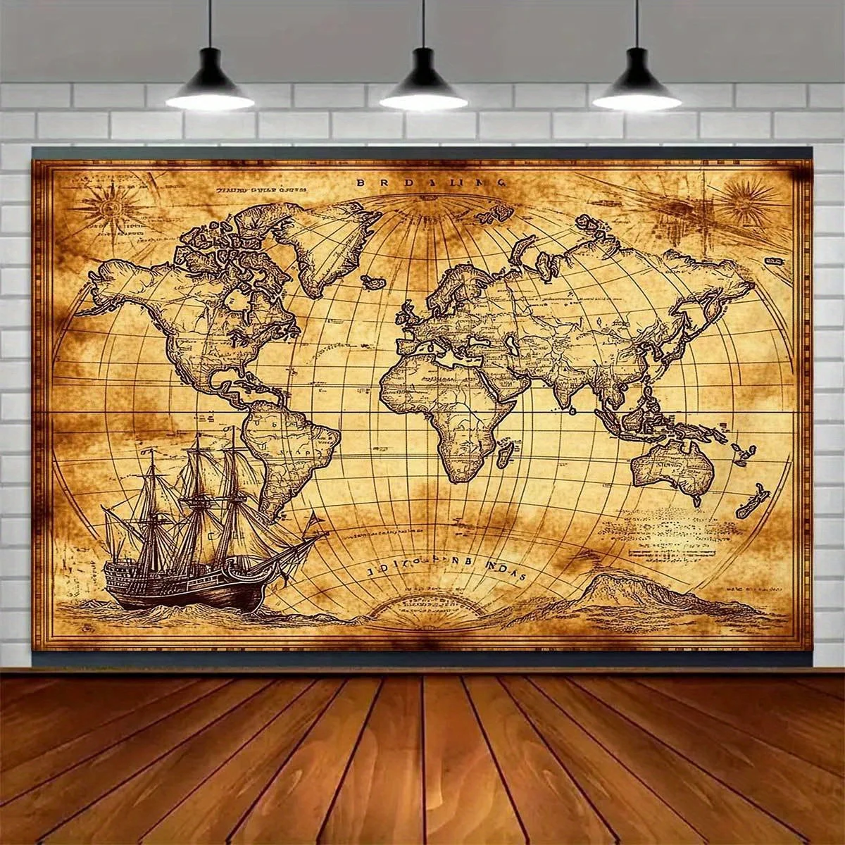 Photography Mapped - 1 retro nautical map landscape photography
