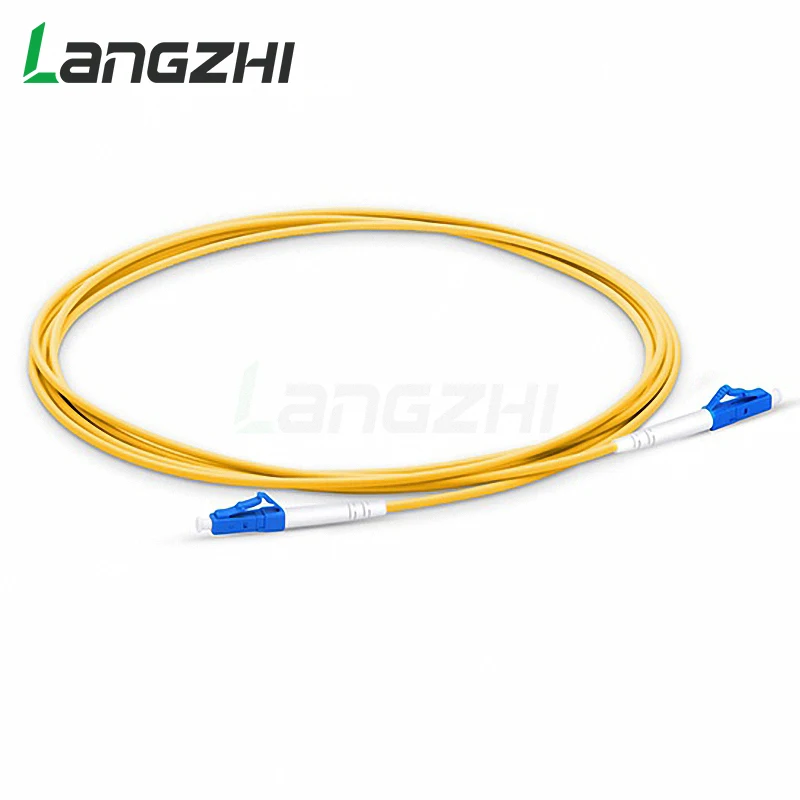 10 Pcs LC UPC to LC UPC Simplex 2.0mm 3.0mm PVC  Single Mode Fiber Patch Cable  jumper fiber patch cord fibra optica