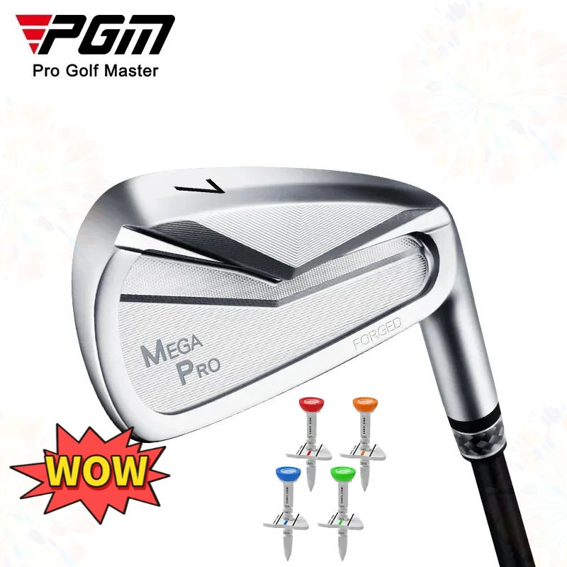PGM Men Golf Clubs 7 Irons Right Hand Professional Practice Club Soft Iron Forging Ultra Low High Rebound TIG036