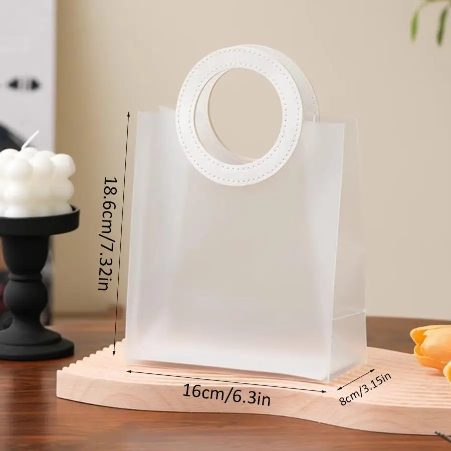 10/20pcs Organza Bow Accent Frosted Gift Hand Bag, Great for Wedding Favors, Birthday Party Giveaways, Bride Shower Souvenir XJM