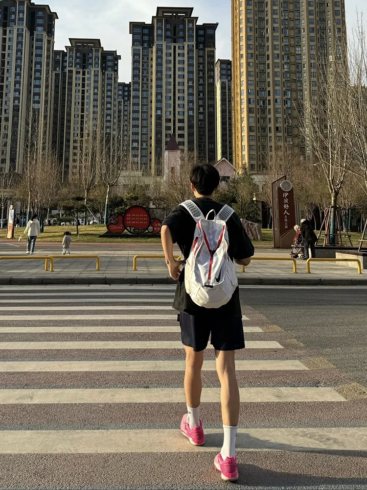 

Американские мужские спортивные шорты из 4 частей, летние, для студентов, баскетбольные, оверсайз, укороченные брюки (4/5 длины)