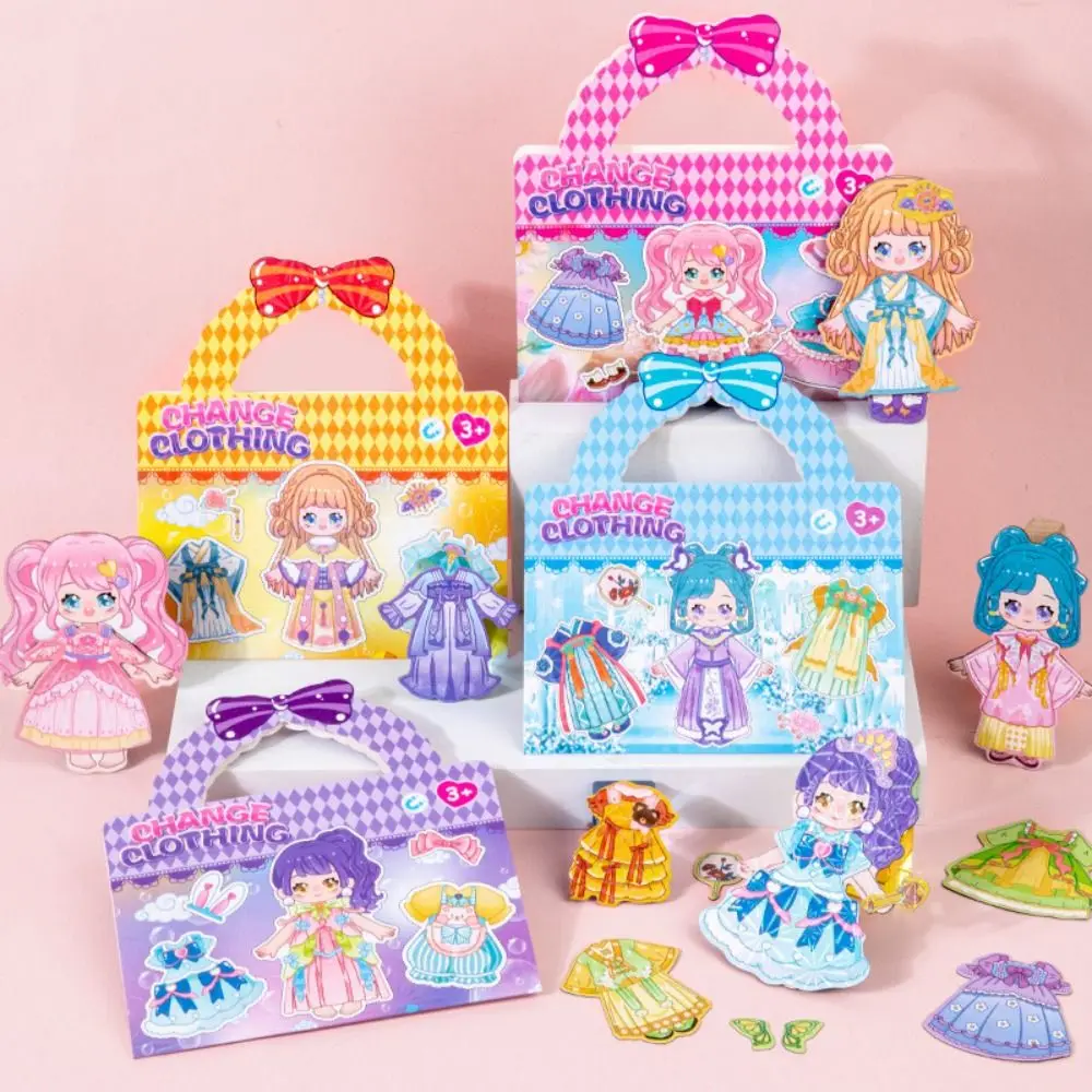 Cartoon Cartoon Sticker Book Paper Antique Landscape Sticker Quiet Book Decorative Cute Diy Manual Quiet Book Color Cognitive