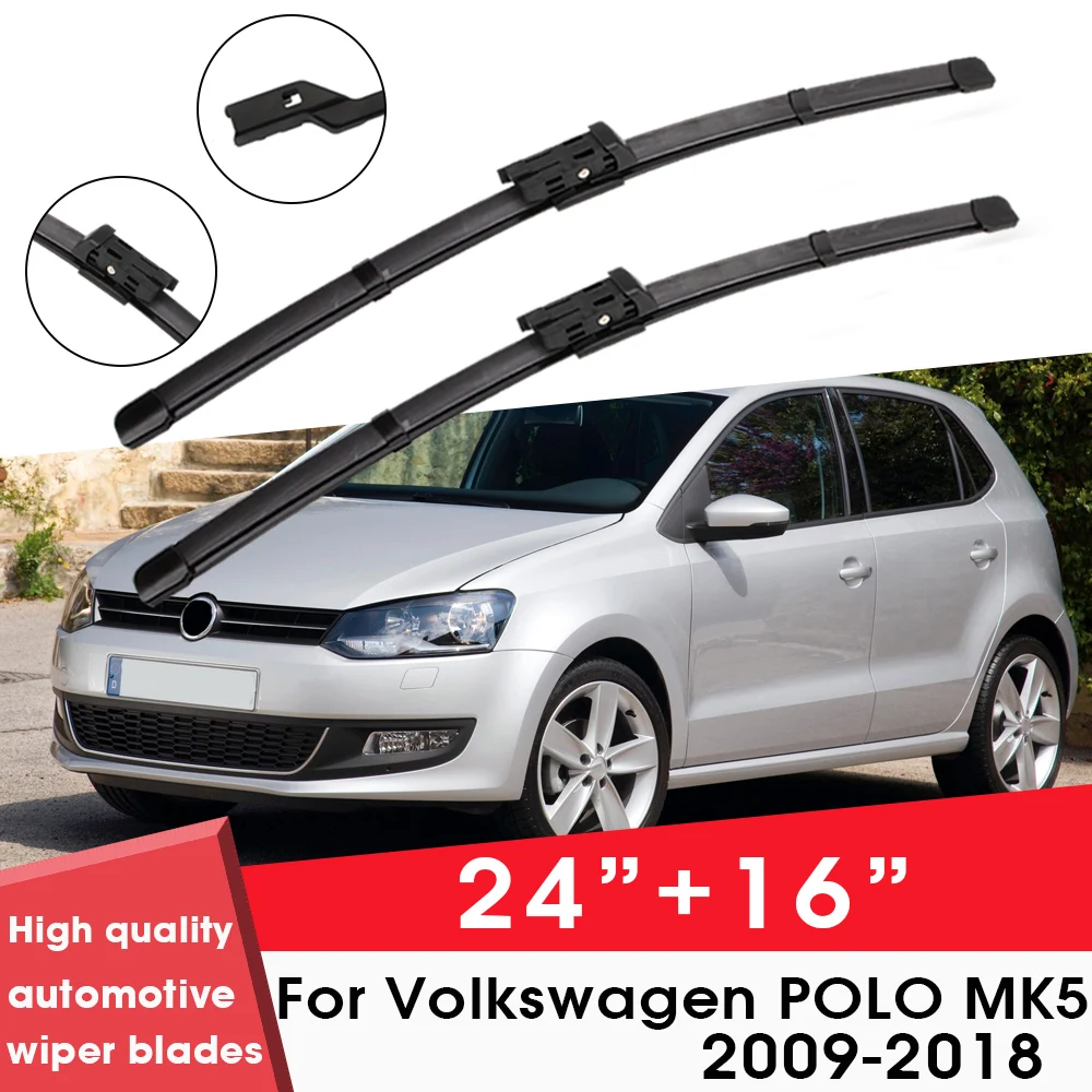 Car Wiper Blade Blades For Volkswagen POLO MK5 2009-2018 24\