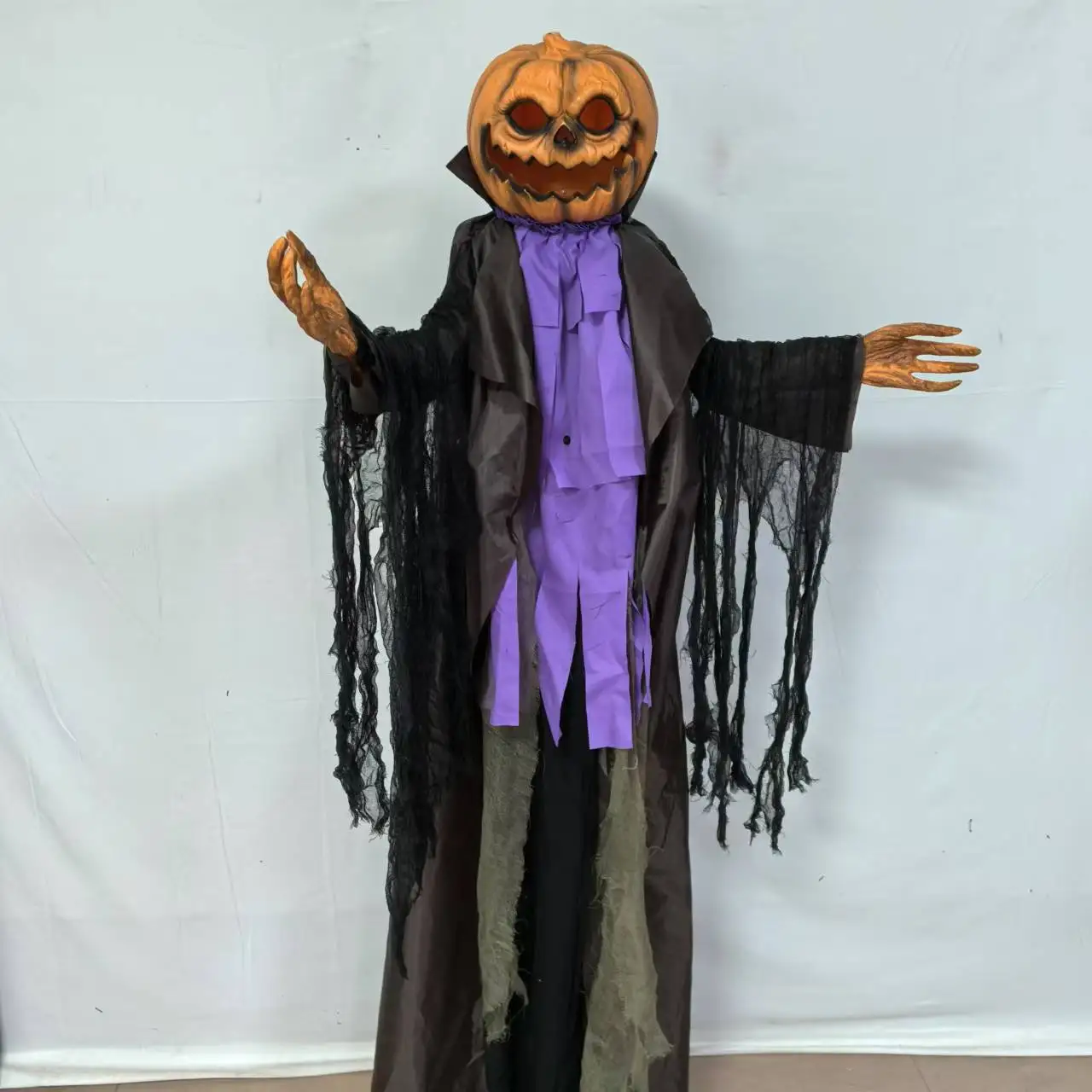 

Halloween Ornaments Props Pumpkin Head Man Scene Arrangement Ornaments Haunted House Outdoor Outdoor Dress Up Pumpkin Man