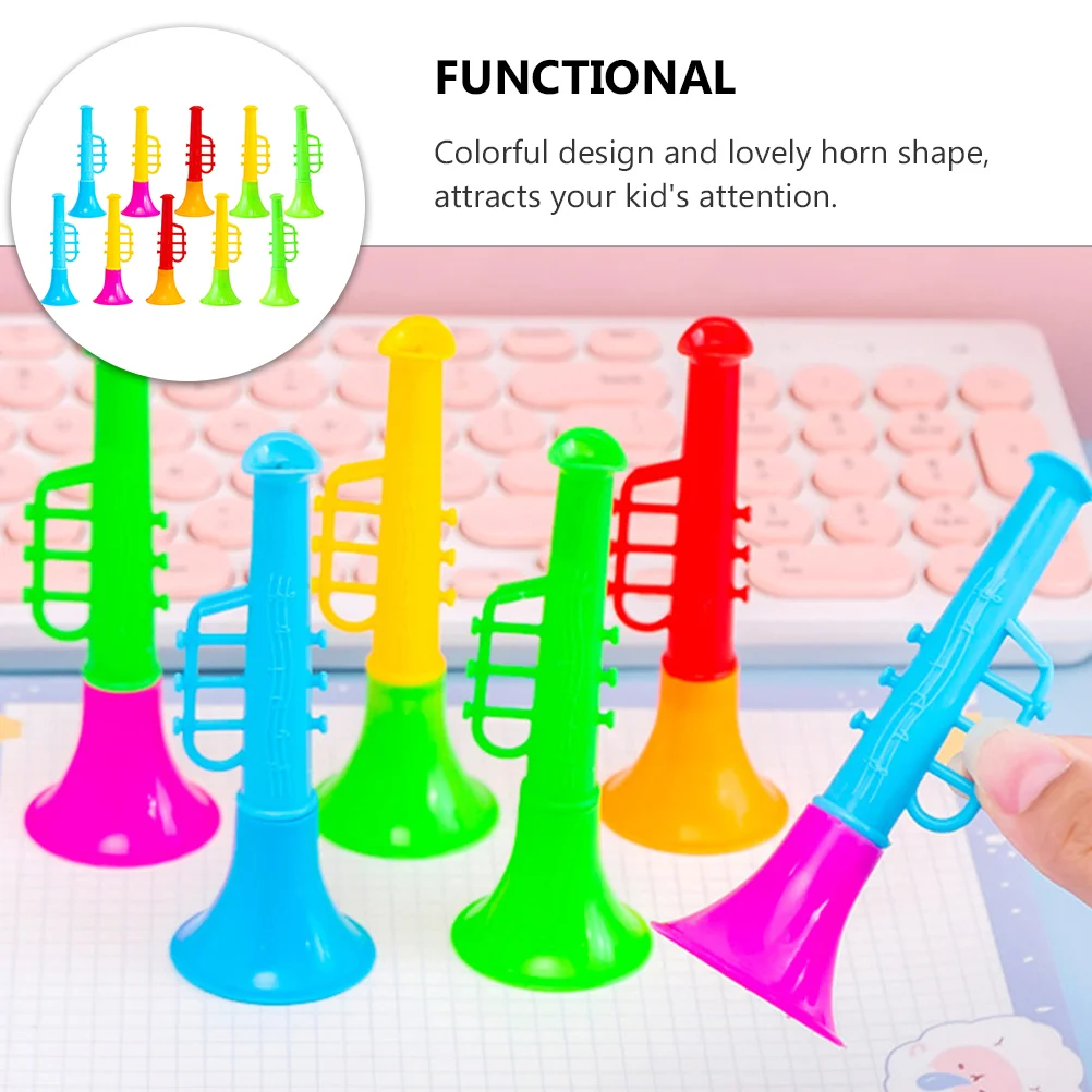 30 Pcs Fun Party Noisemaker Toys Trumpet for Toddlers Mini Instrument Plaything Small Abs Musical Instruments