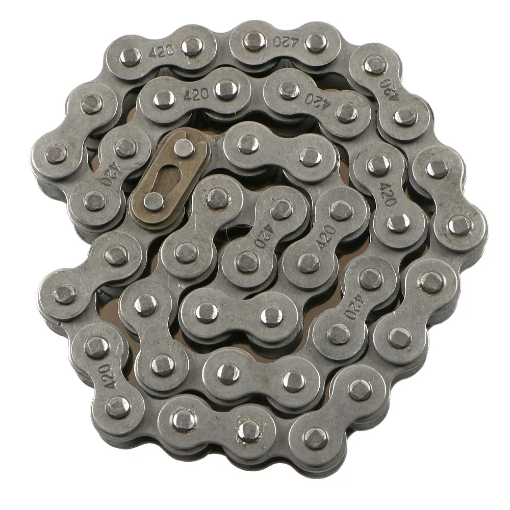420 Chain 90 Links /420-46L for Baja Motorsports MB165 MB200 Baja Heat Warrior CT200U CT200U-EX BT200X 196cc 6.5Hp Mini Bike