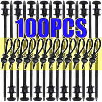 100/1pcs Nylon Universal Cable Tie Buckle Pin and Button Zip Ties Self-Locking Fixed Cables Zip Tie Wire Fastening Straps