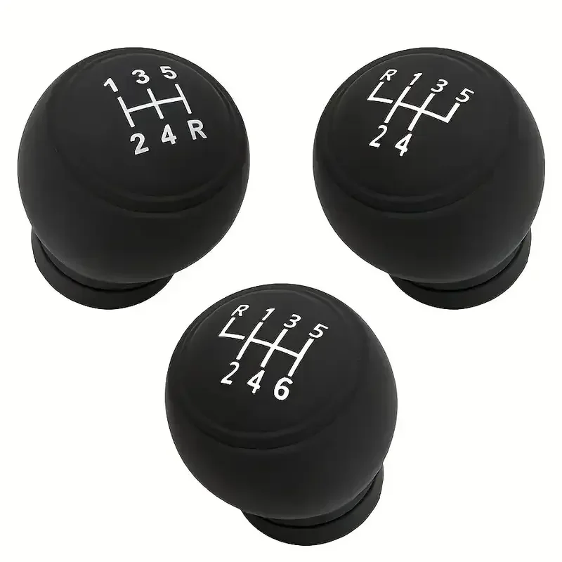 Universal Car Gear Shift Knob Collars 5/6 Spped Silicone Gear Shift Knob Protective Cover Lever Handle Car Interior Accessories