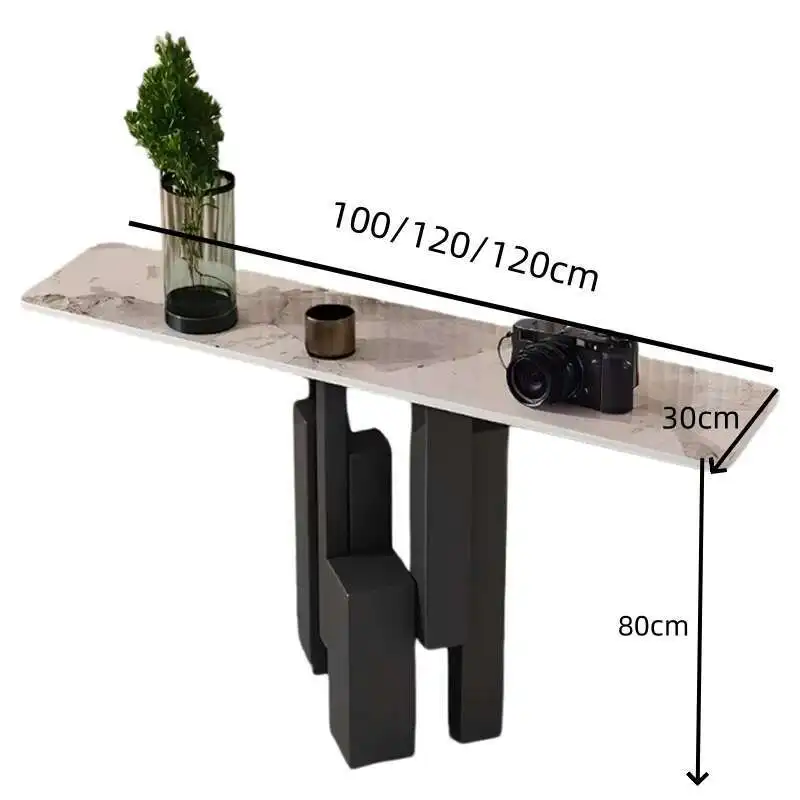 

Black Legs Entrance Table Art Design Auxliar Creative Corner Table Narrow Modern Mesas Auxiliar Furniture Living Room
