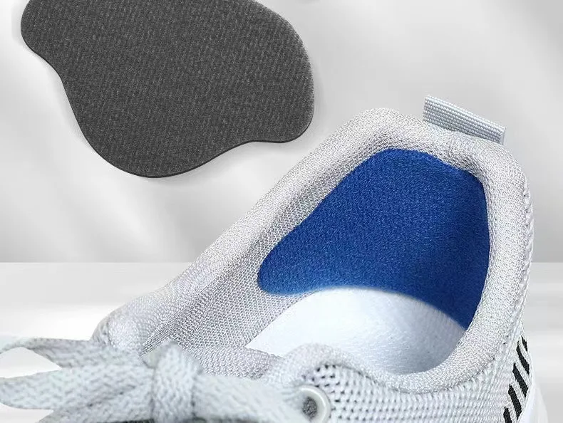 Fersenpolster zur Reparatur von Löchern in Schuhen, verschleißfester Fersenschutz, selbstklebende Rückseite, verstellbare Größe, 4 Stück/12 Stück – Detail 2