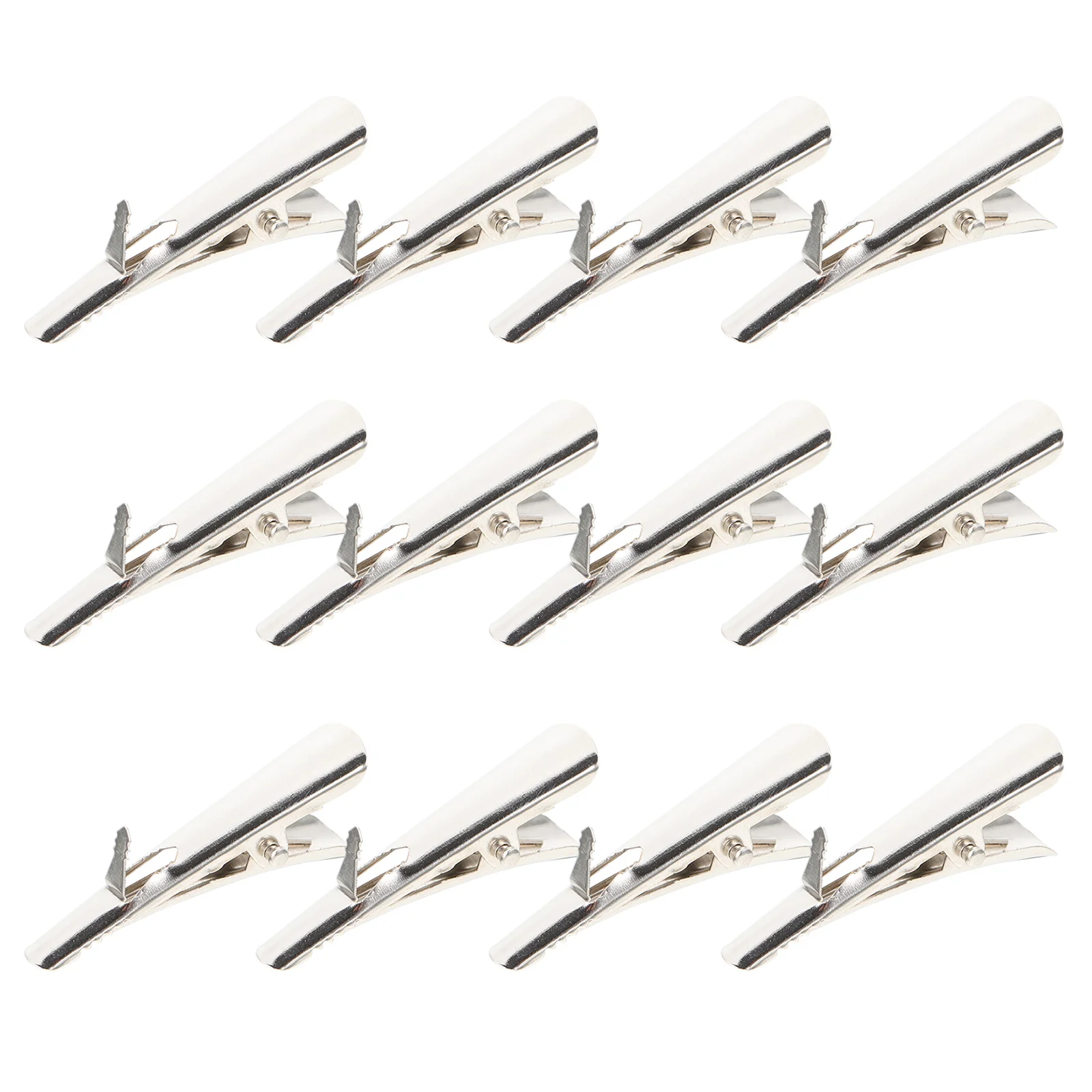 100 Pcs Christmas Decorations Flower Clip Iron Xmas Ornament Clips Crafts Spring Clamp Metal