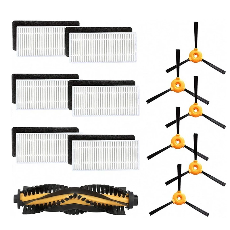 Kit de reposição de peças, Compatível para Robovac 11, Robovac 11C, Ecovacs, Deebot N79, Deebot N79S, 13pcs
