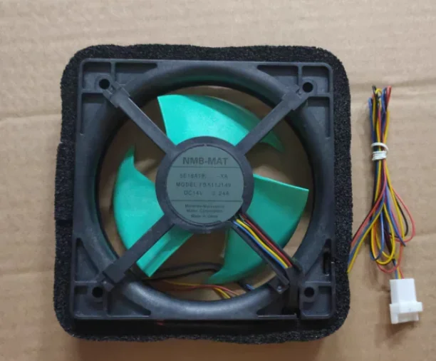 New for Panasonic Refrigerator Cooling Fan NMB-MAT FBA11J14V DC14 0.24A Silent Fan 4-wire