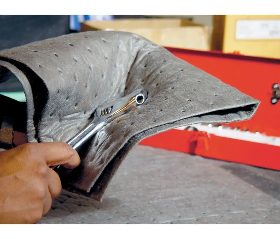 산업용 흡수 패드, 기름 물 화학물질 유출 방지, 범용 누출 방지 안전 매트, 작업장 차고 실험실 유출 키트