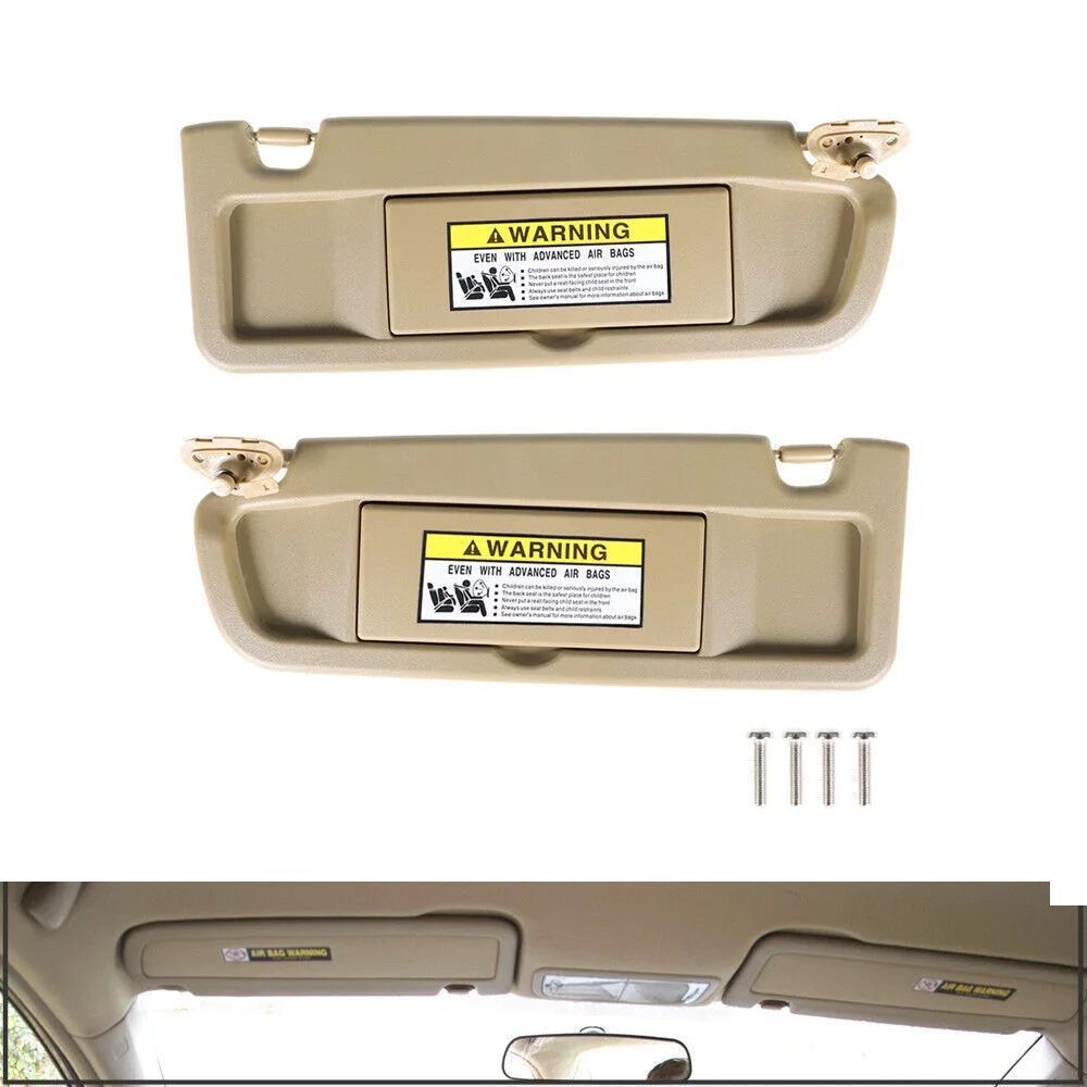 Left Driver and Right Passenger Side Sun Visors for Honda Civic 2006 2007 2008 2009 2010 2011 83230-SNA-A01ZF Sun visor Sunshade