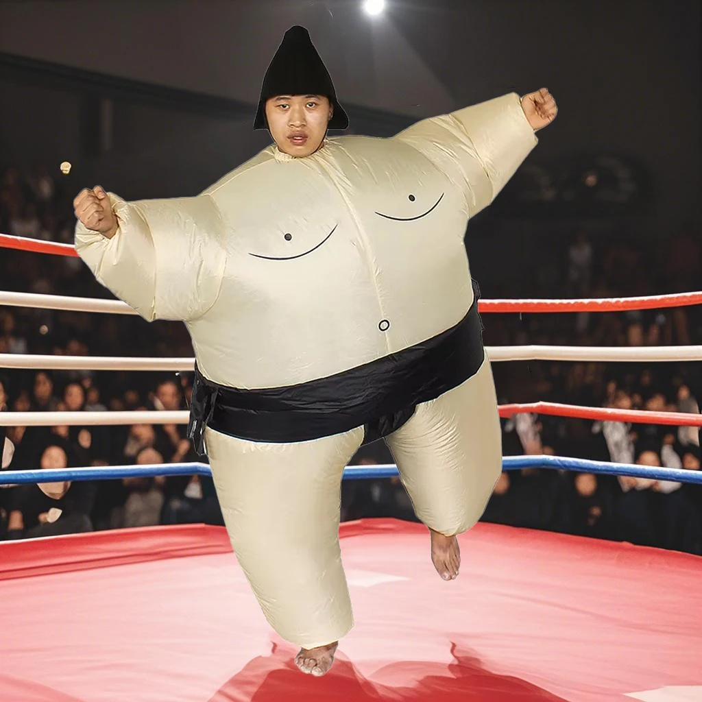 Inflatable Sumo Costume Party Role Play Dress Up Funny Fighter Costumes Suit Disfraz Halloween Cosplay Costumes For kids Adult