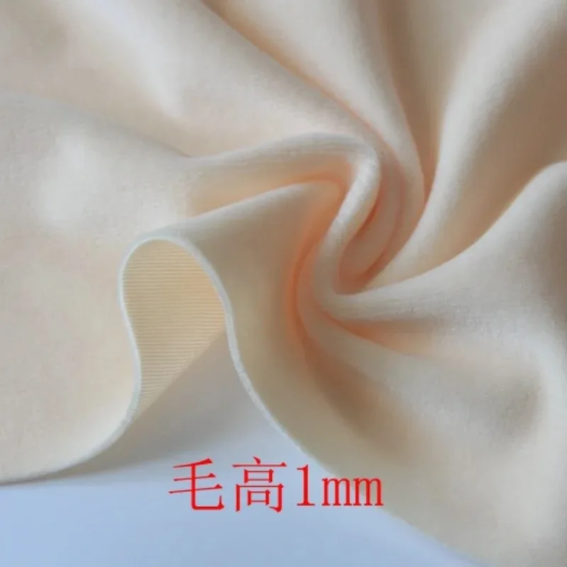 50x50cm 1mm Doll Skin Fabric Factory Special Skin Color Fabric Crystal Super Soft Short Plush Fabric DIY Handmade Cloth TJ9871