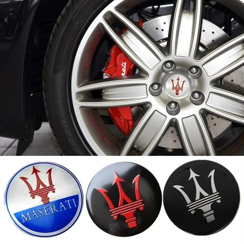 

60 мм 4 шт. колпачки для центра колес автомобиля для Maserati Granturismo Levante Ghibli Gran GC Cabrio Quattroporte GT Coupe аксессуары