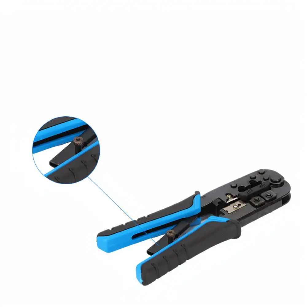 Heavy Duty RJ45 Crimper Tool Cable Stripper Wire Cutter Professional Network Installation Pliers For Technicians