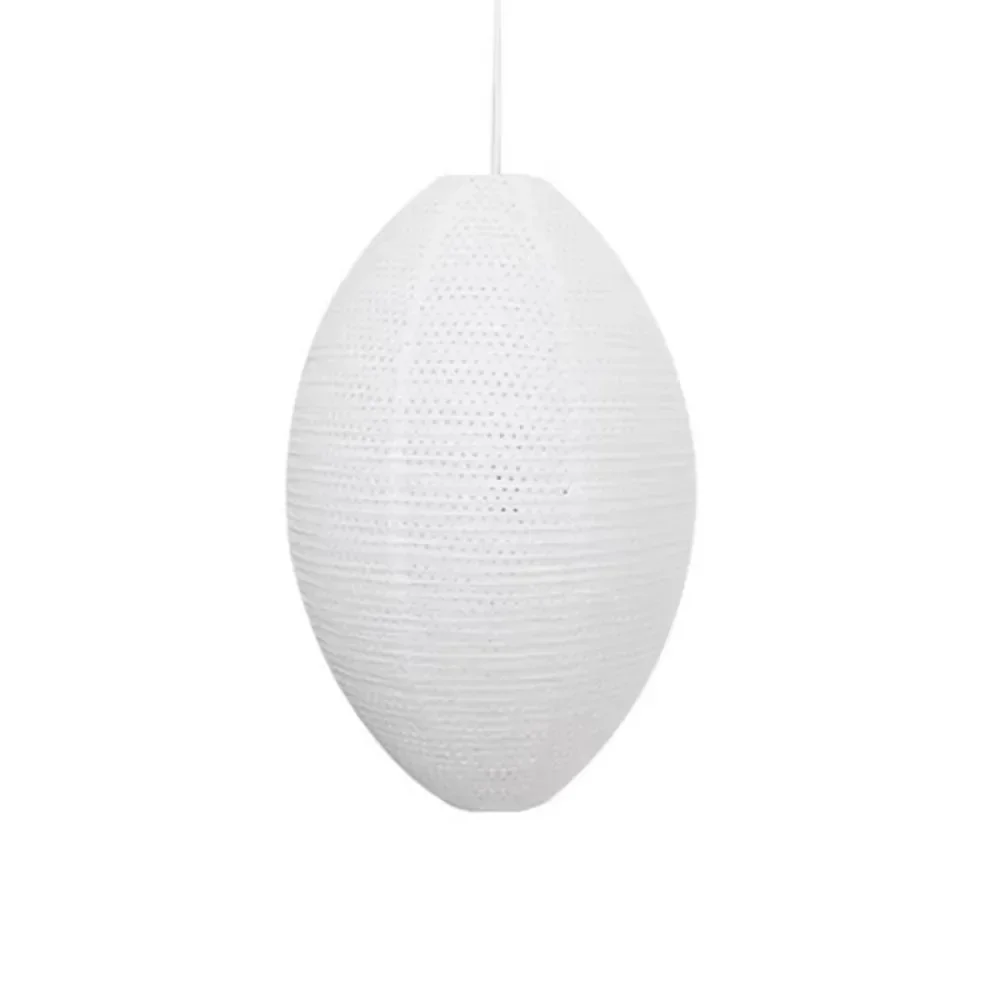 Nordic Danish design cotton paper lampshade, dining room, homestay, bedroom,  white Quiet Wind chandelier