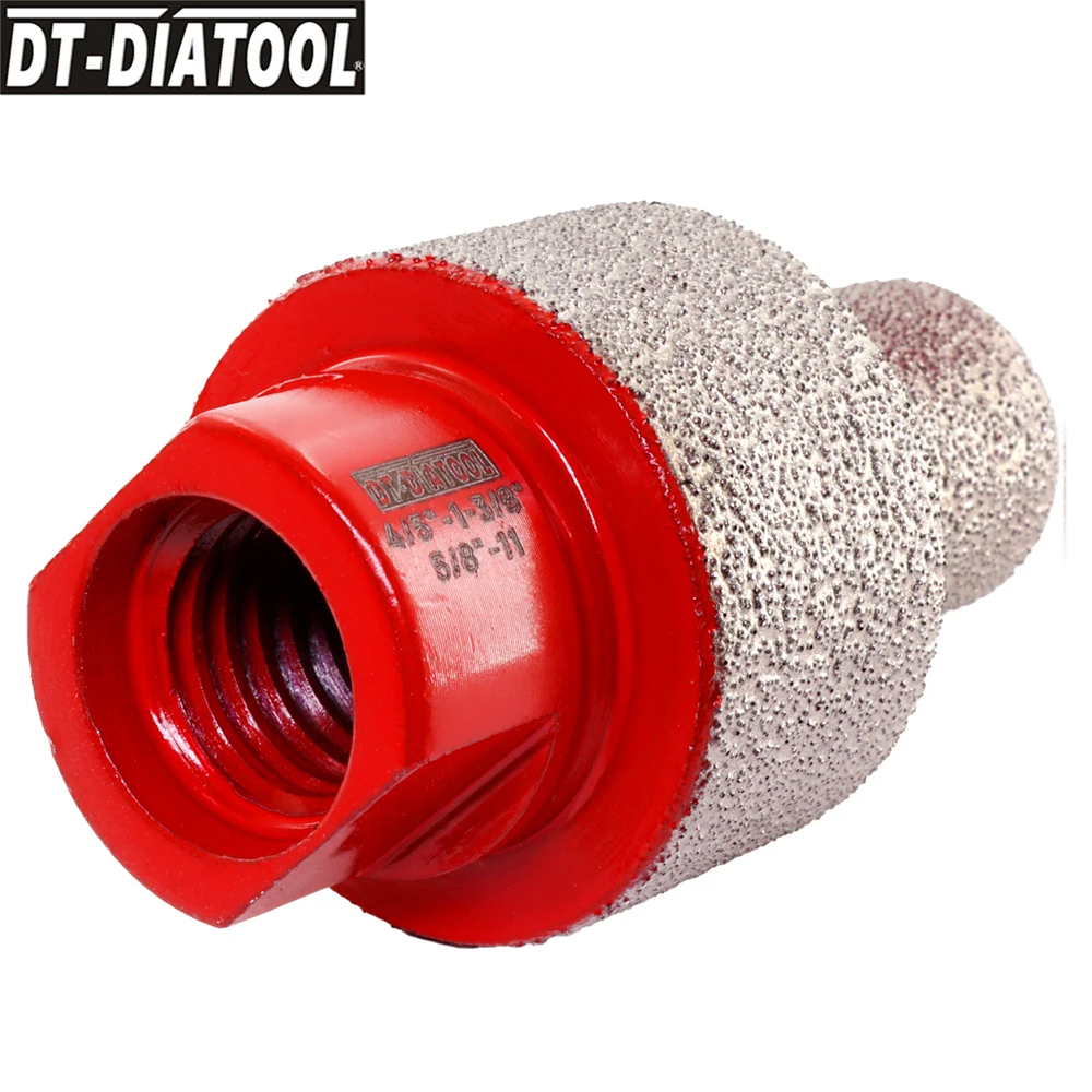 DT-DIATOOL 1 pieza Dia10-25mm broca de diamante para moler el dedo agujero moldeador cerámica mármol granito encimera ampliar broca de fresado