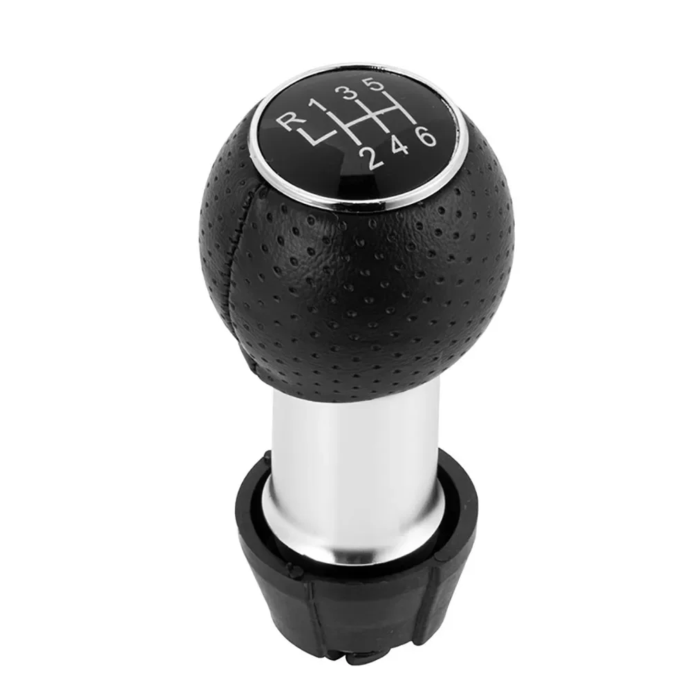 Manual 12mm Car Gear Shift Knob Lever for Audi A3 S3 A4 S4 B6 B7 Passat B5 B6 B7 CC 3C Golf 4 Leather Auto Interior Accessories