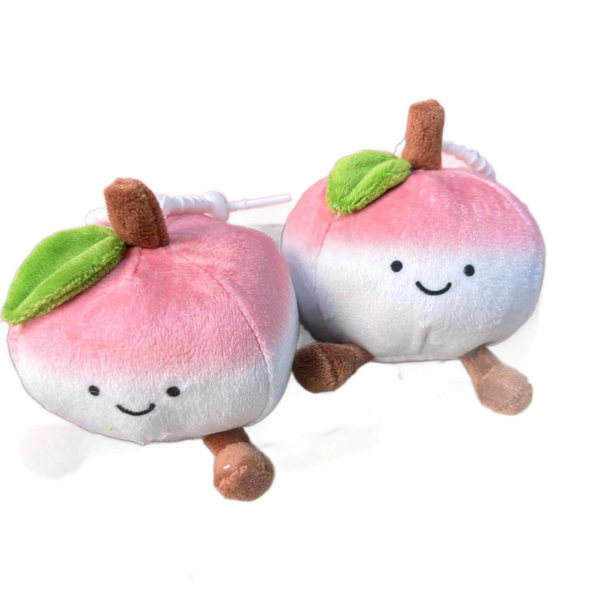 Kawaii Plüsch Weiche Obst Puppe Spielzeug Nette Simulation Pfirsich Plüsch Puppe Anhänger Schlüsselbund Kreative Tasche Dekor Plüsch Schlüsselbund Beste Geschenk