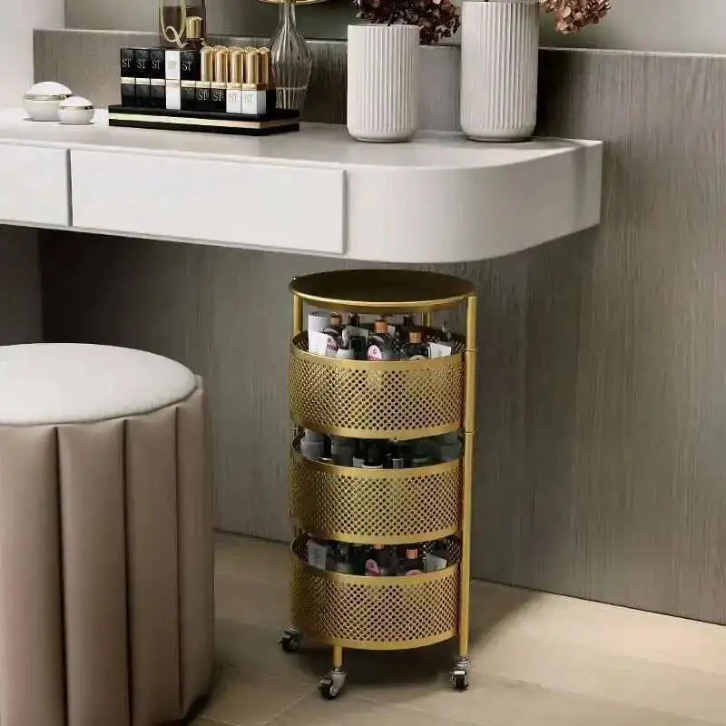 Salon Trolley light Salon Furniture Luxury Cart Beauty Salon Nail Eyelash Tattoo Embroidery Tool Cart Multi-layer Storage Rack Z