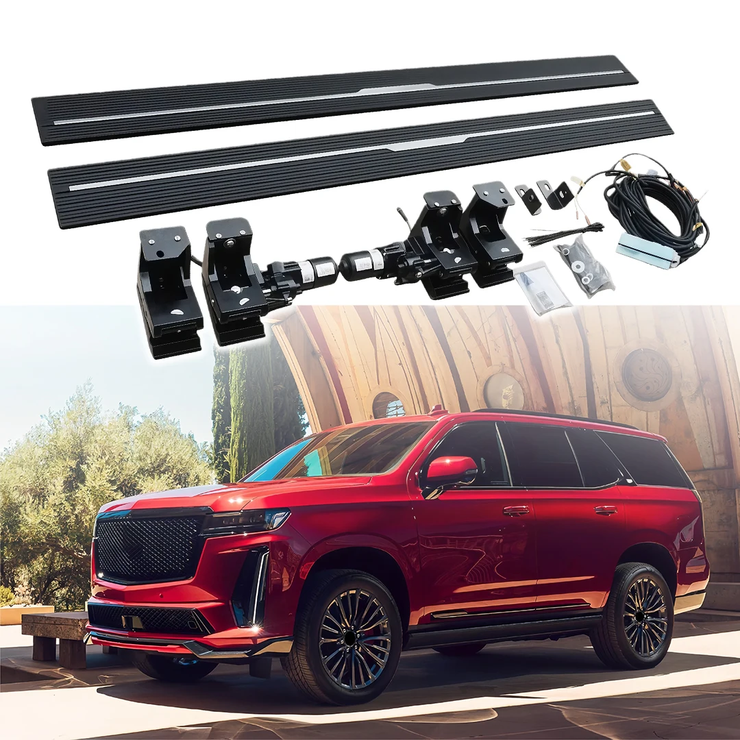 

Power Side Step Electric Running Boards fits for Cadillac Escalade 2021-2024 2025 2026 Powerstep Retractable Truck Steps