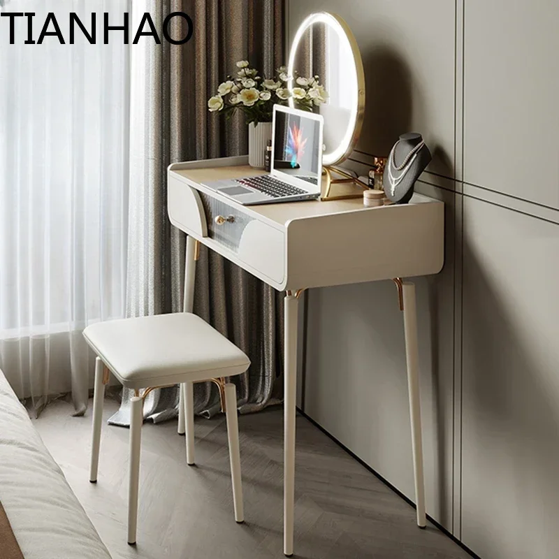 Table Holder Makeup Vanities Tricks Modern Organizers Living Room Cheap Dressing Room Mirror Storage Cabinet Salon Furniture